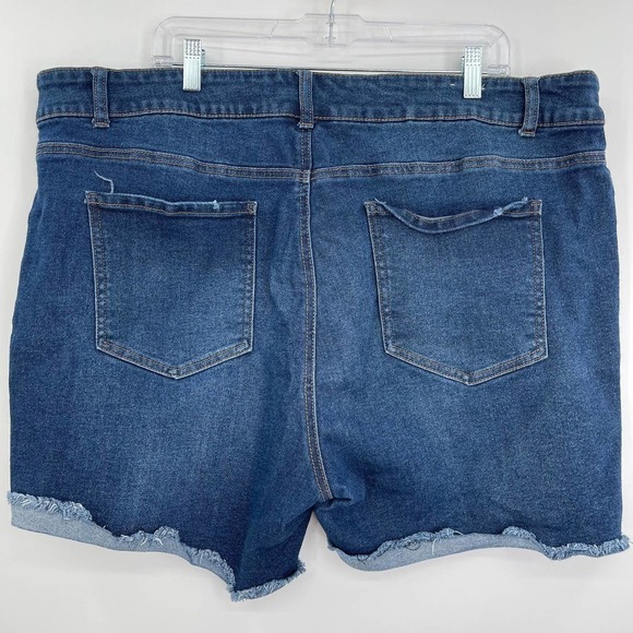 Vanilla Star mid rise midi jean shorts - Picture 4 of 12